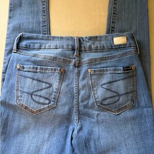 Stylish Blue Denim Jeans Tummy Less High Rise Skinny
